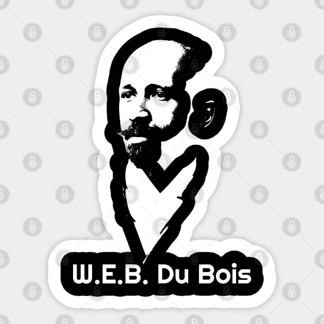 W. E. B. Du Bois, Black History Sticker by UrbanLifeApparel